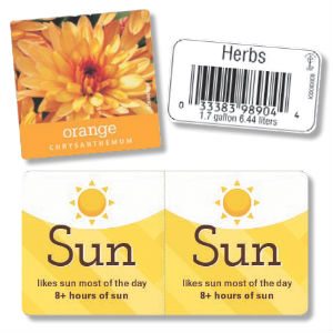 MPS adhesive labels